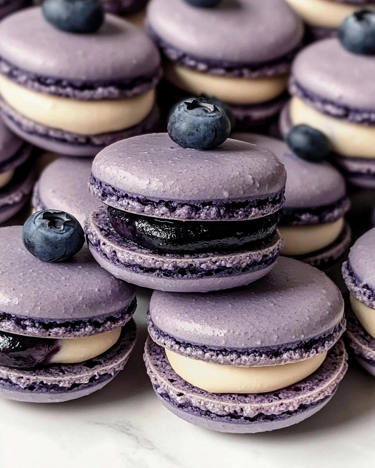 Macaron Việt Quất